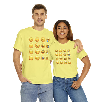 Emoji Unhappy Faces - Hurts Shirts Collection