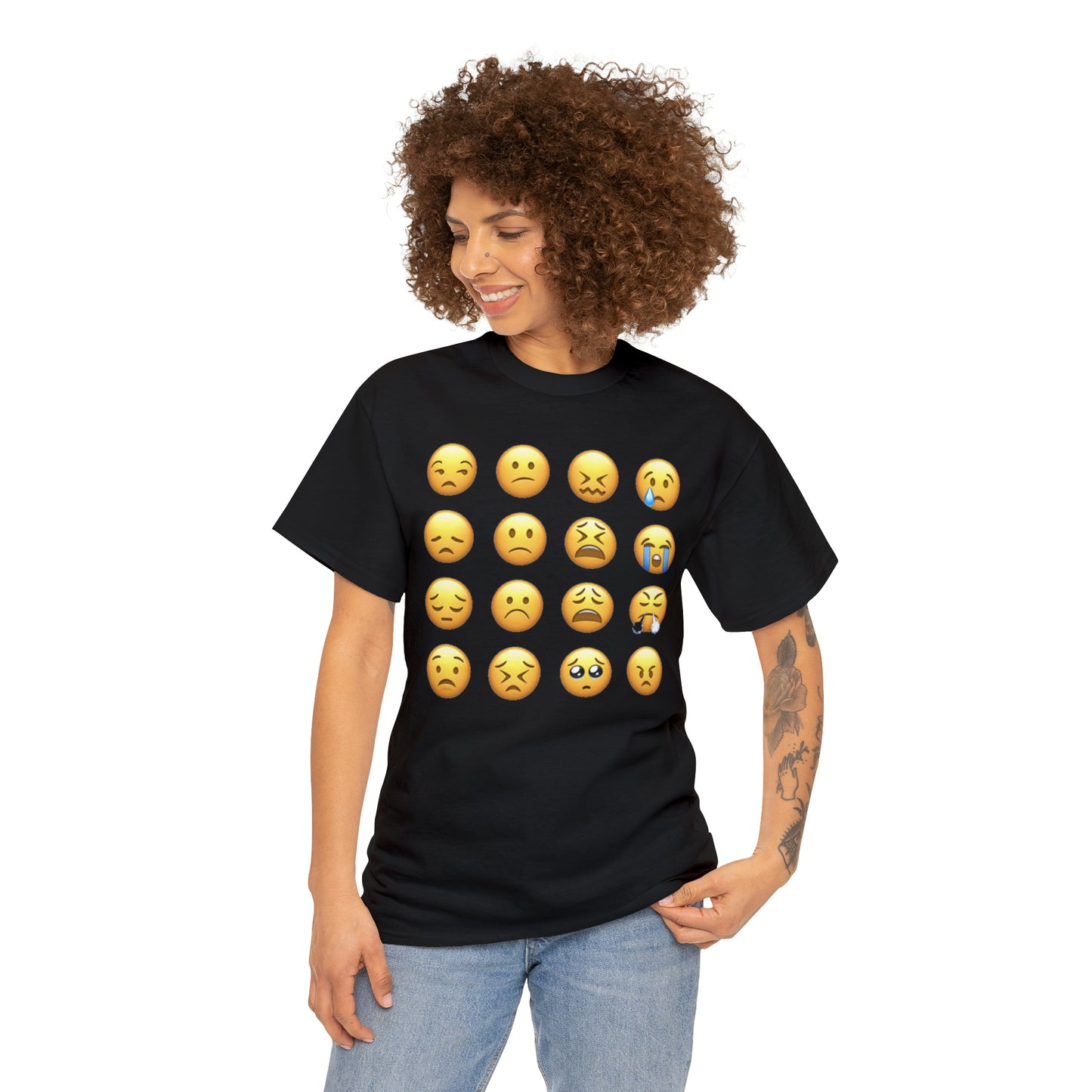 Emoji Unhappy Faces - Hurts Shirts Collection