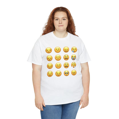 Emoji Unhappy Faces - Hurts Shirts Collection