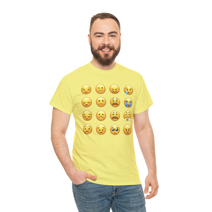 Emoji Unhappy Faces - Hurts Shirts Collection