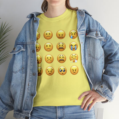 Emoji Unhappy Faces - Hurts Shirts Collection