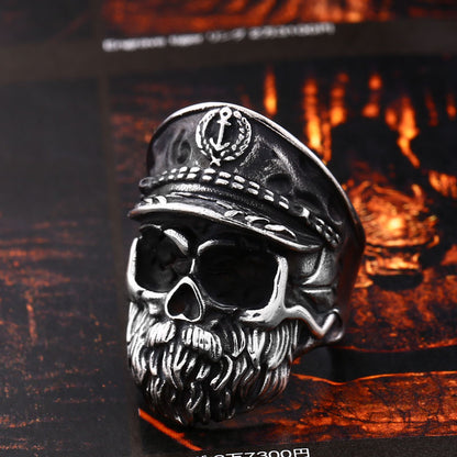 Skull Captain Ring