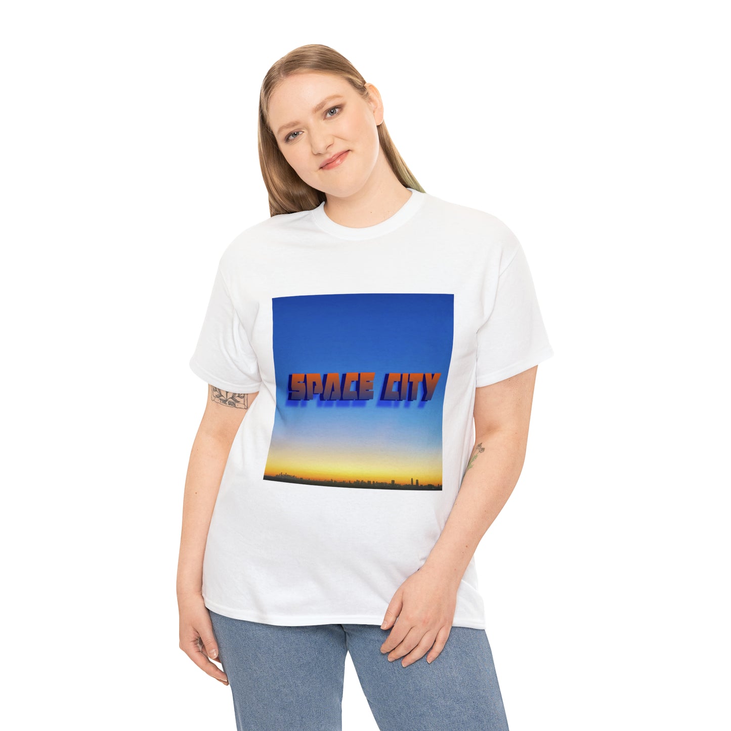 Space City Skyline - Hurts Shirts Collection