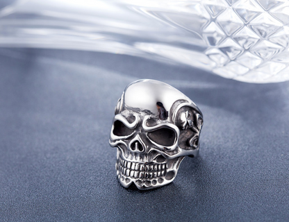 Skeleton Skull Ring