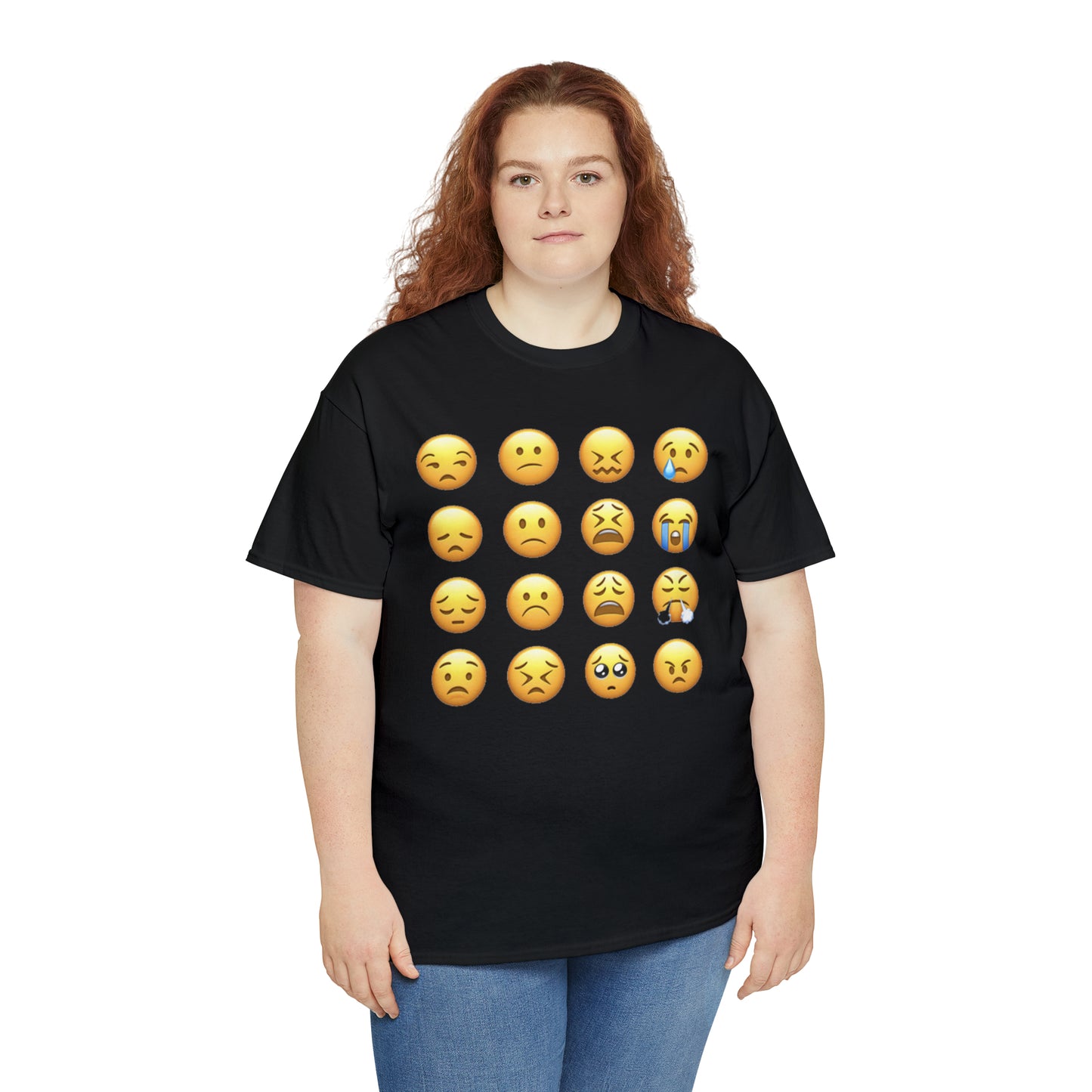 Emoji Unhappy Faces - Hurts Shirts Collection