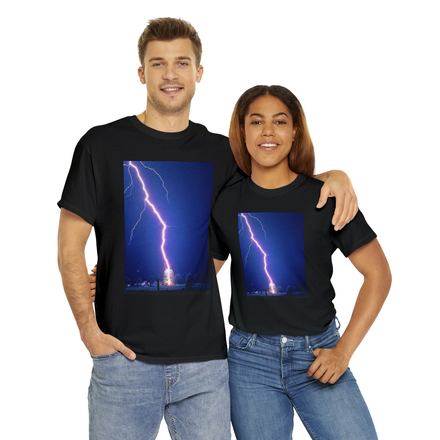 Blue Lightning Strike - Hurts Shirts Collection