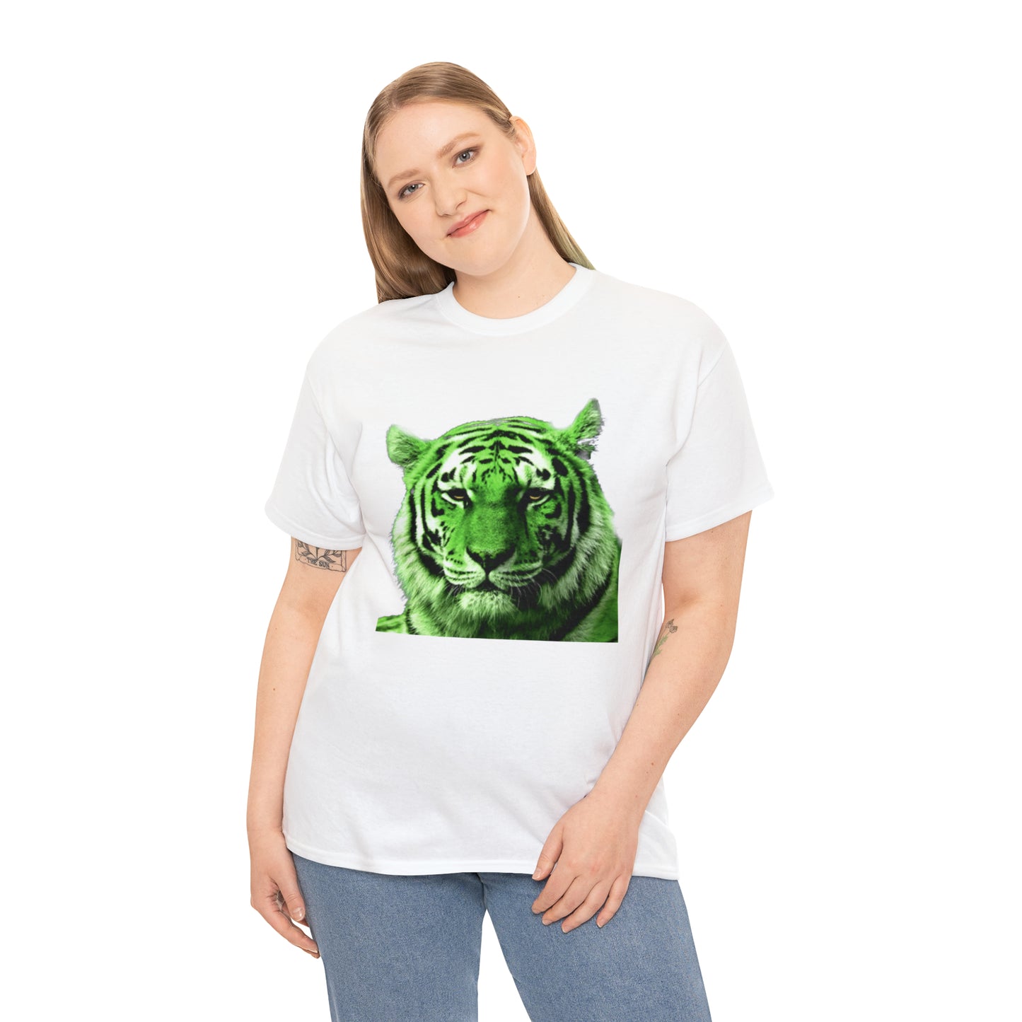 Green Tiger Front / Back Designs - Hurts Shirts Collection