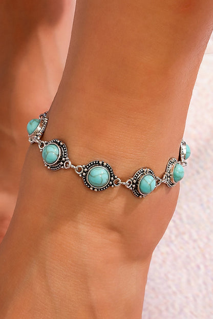 Mint Green Bohemia Turquoise Anklet