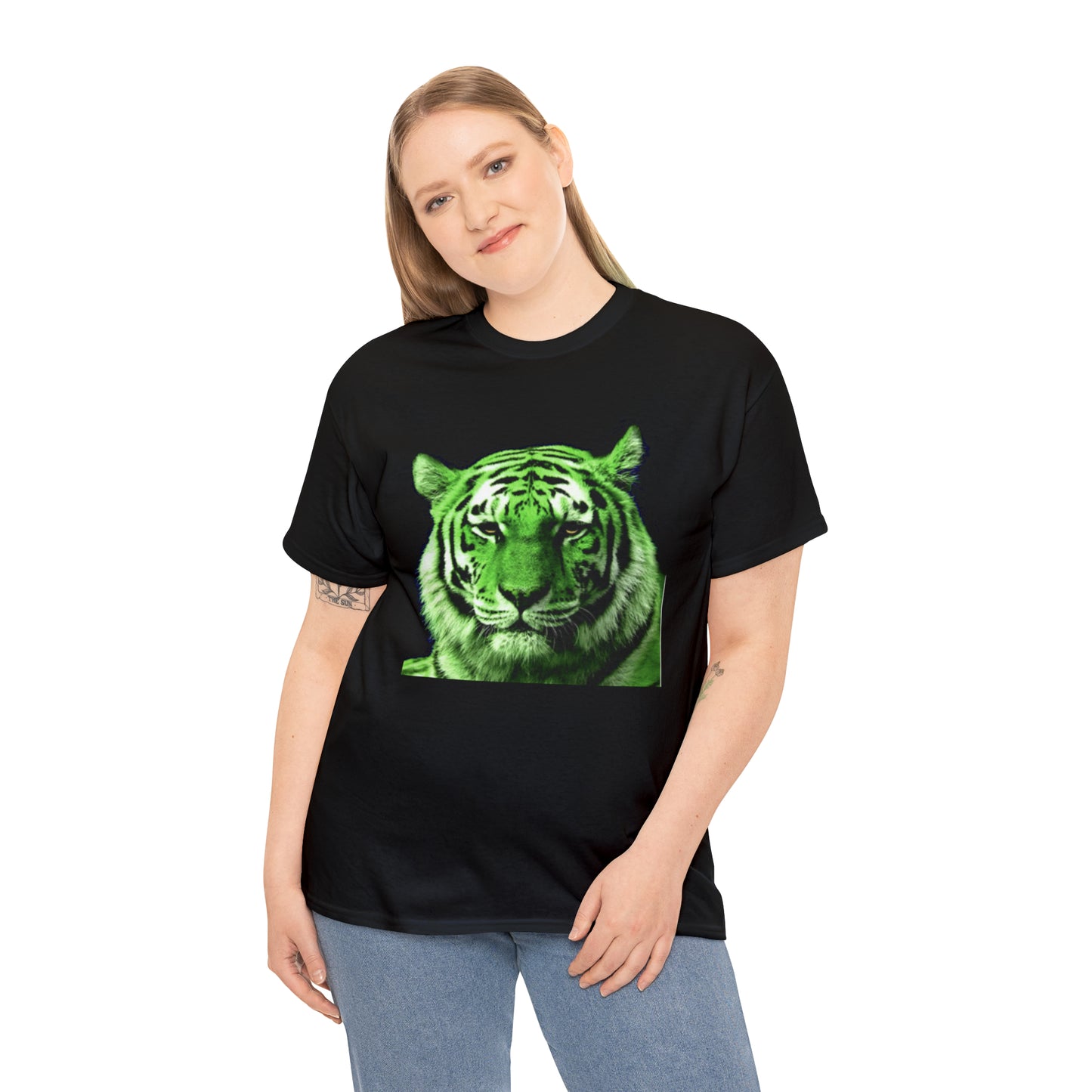 Green Tiger Front / Back Designs - Hurts Shirts Collection