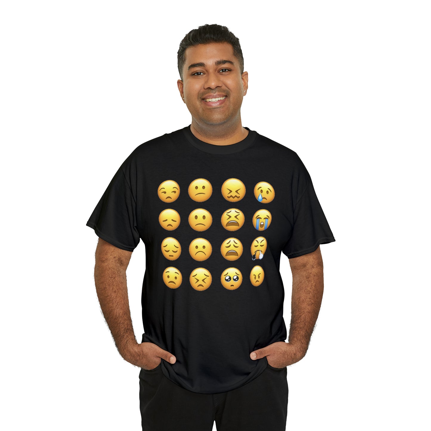 Emoji Unhappy Faces - Hurts Shirts Collection