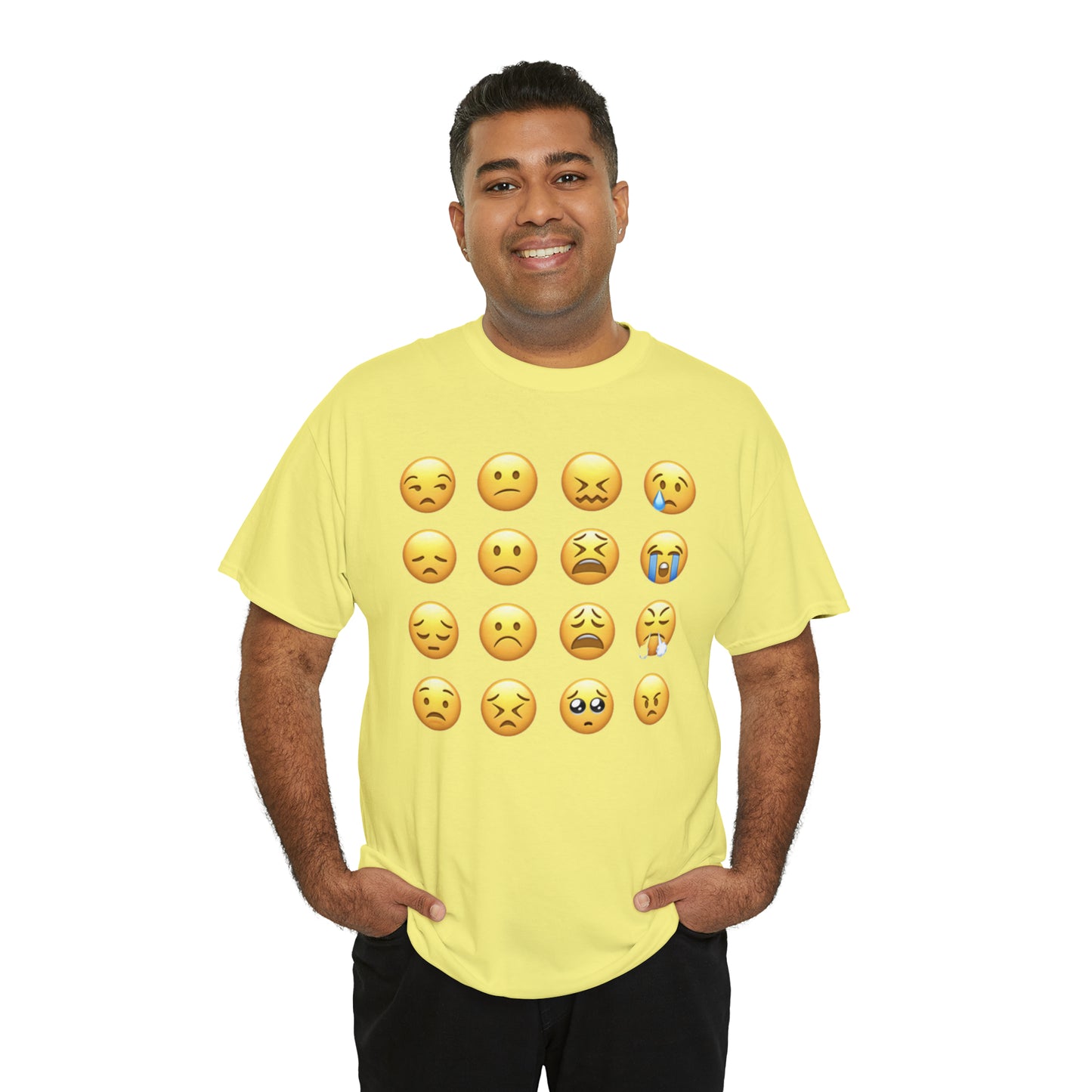 Emoji Unhappy Faces - Hurts Shirts Collection