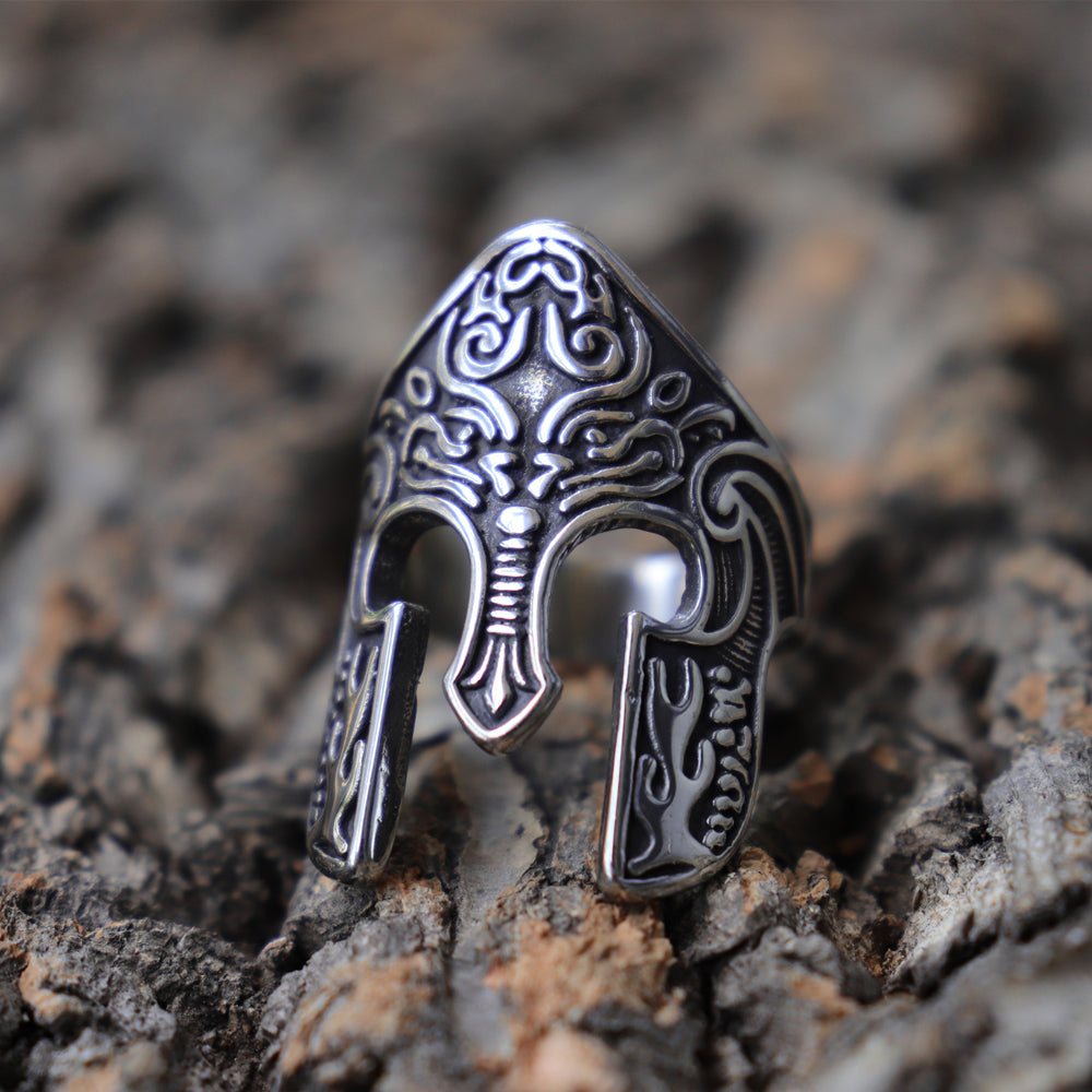 Spartan Gladiator Helmet Ring