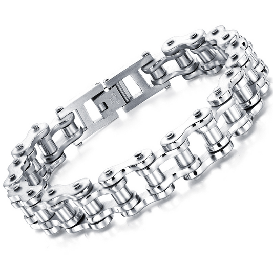 Men's Chain Link Bracelet (Silver)