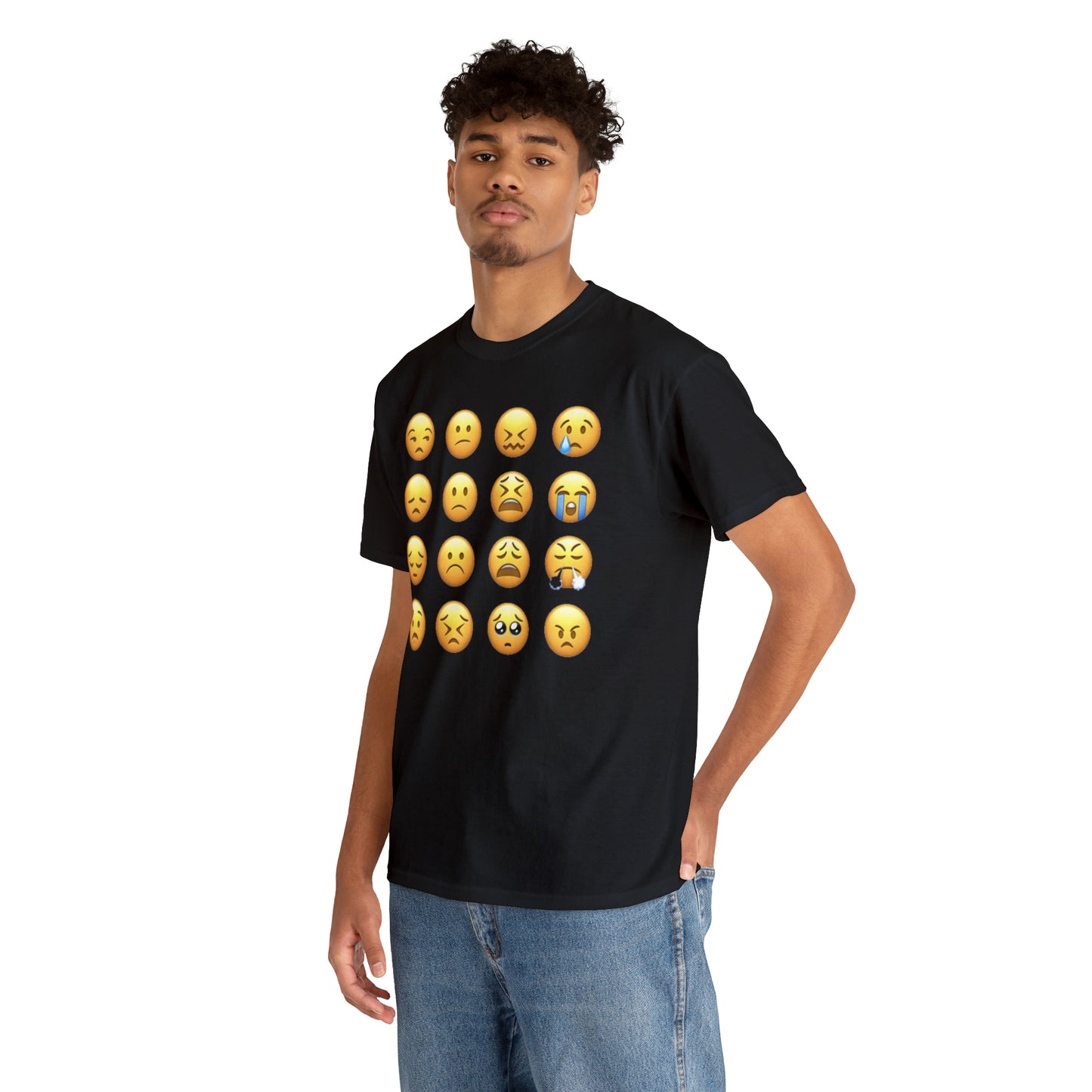 Emoji Unhappy Faces - Hurts Shirts Collection