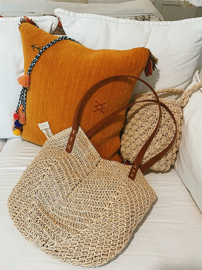 EYS Fashion Seaside Vacation Straw Bag