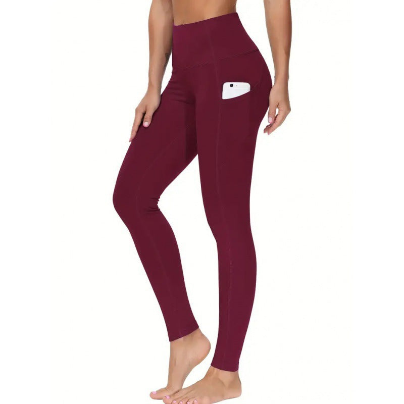 High Waist Shaping Yoga Leggings with pockets.