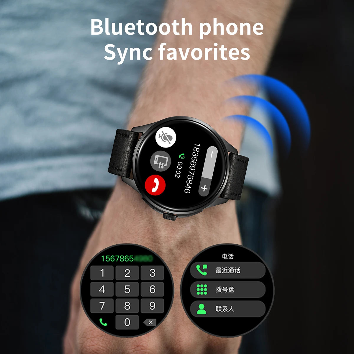 SKMEI Smartz Watch for Man Smart Split Screen Display APP Message Remind Bluetooth Call Smartwatch Tiktok Control Android IOS
