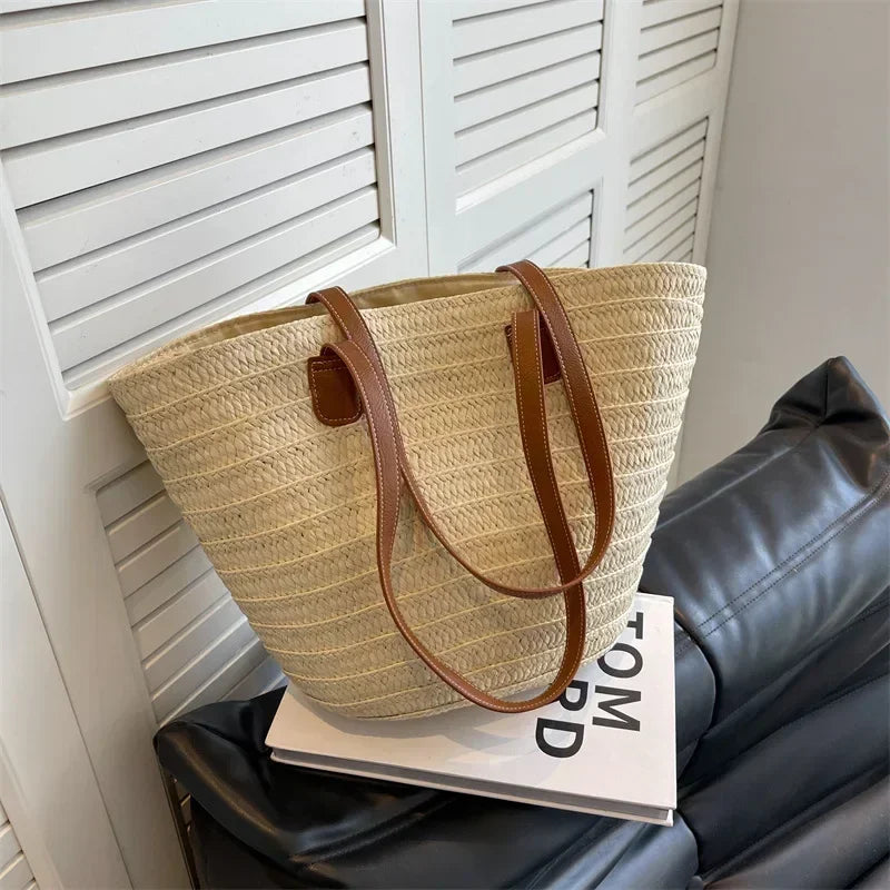 EYS Fashion - Braided Basket Clutches Top-handle Bag