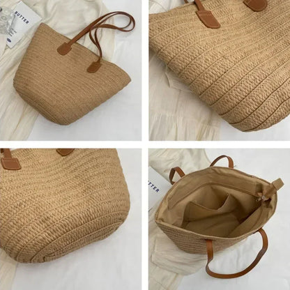 EYS Fashion - Braided Basket Clutches Top-handle Bag