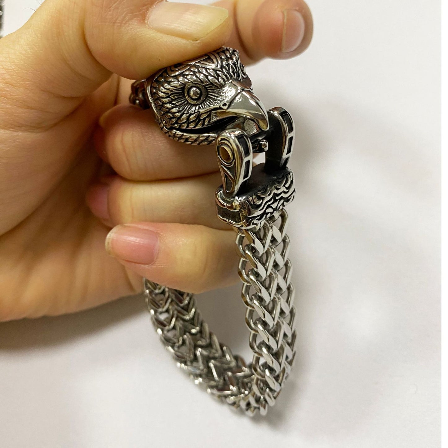 Men's Eagle Head Bracelet