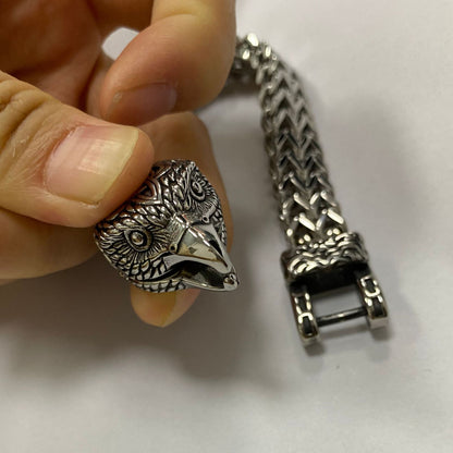 Men's Eagle Head Bracelet