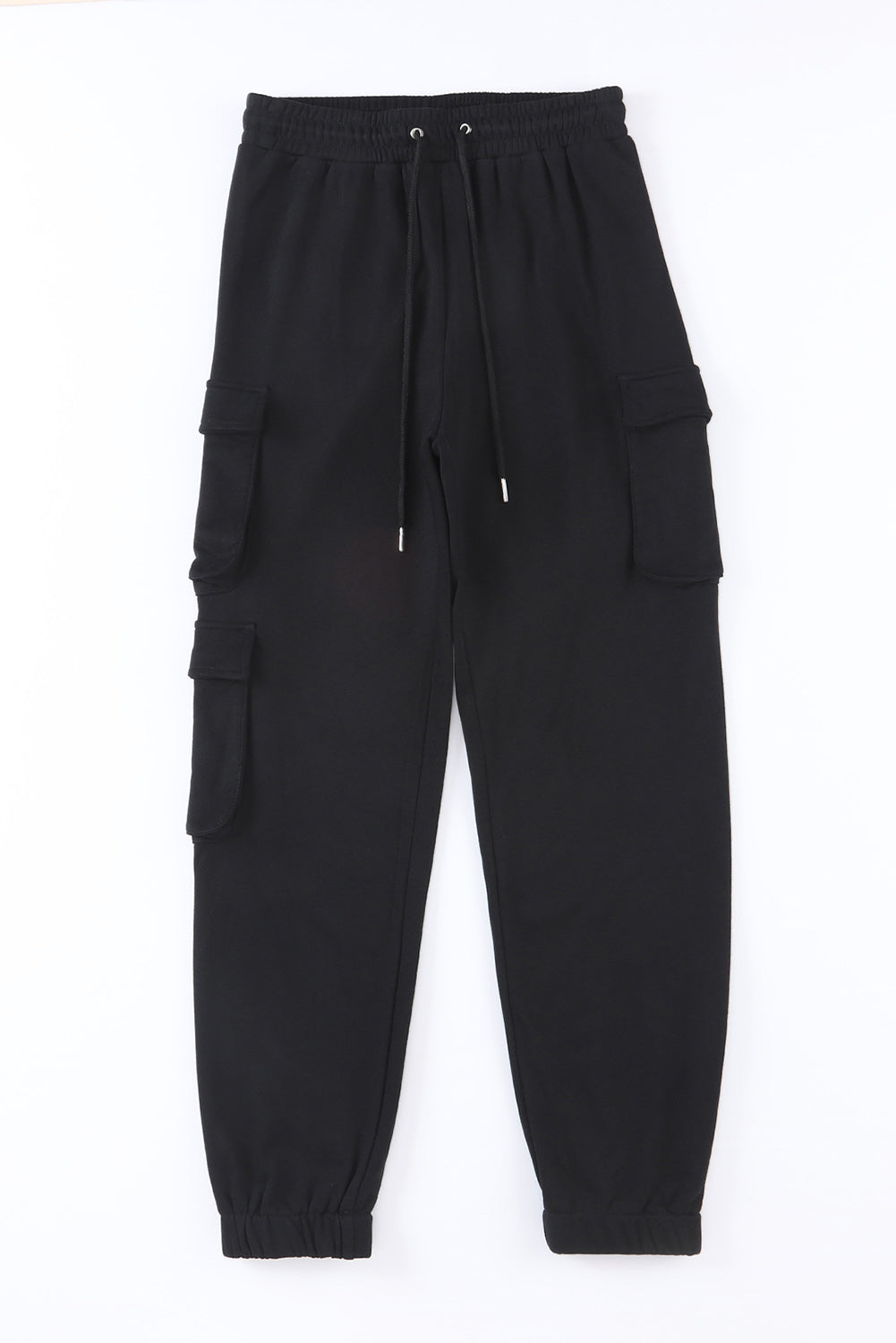 Drawstring Jogger Pants with Cargo Pockets