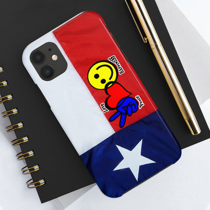 I-Phone Tough Case - Peace, Love & Happiness Texas Style