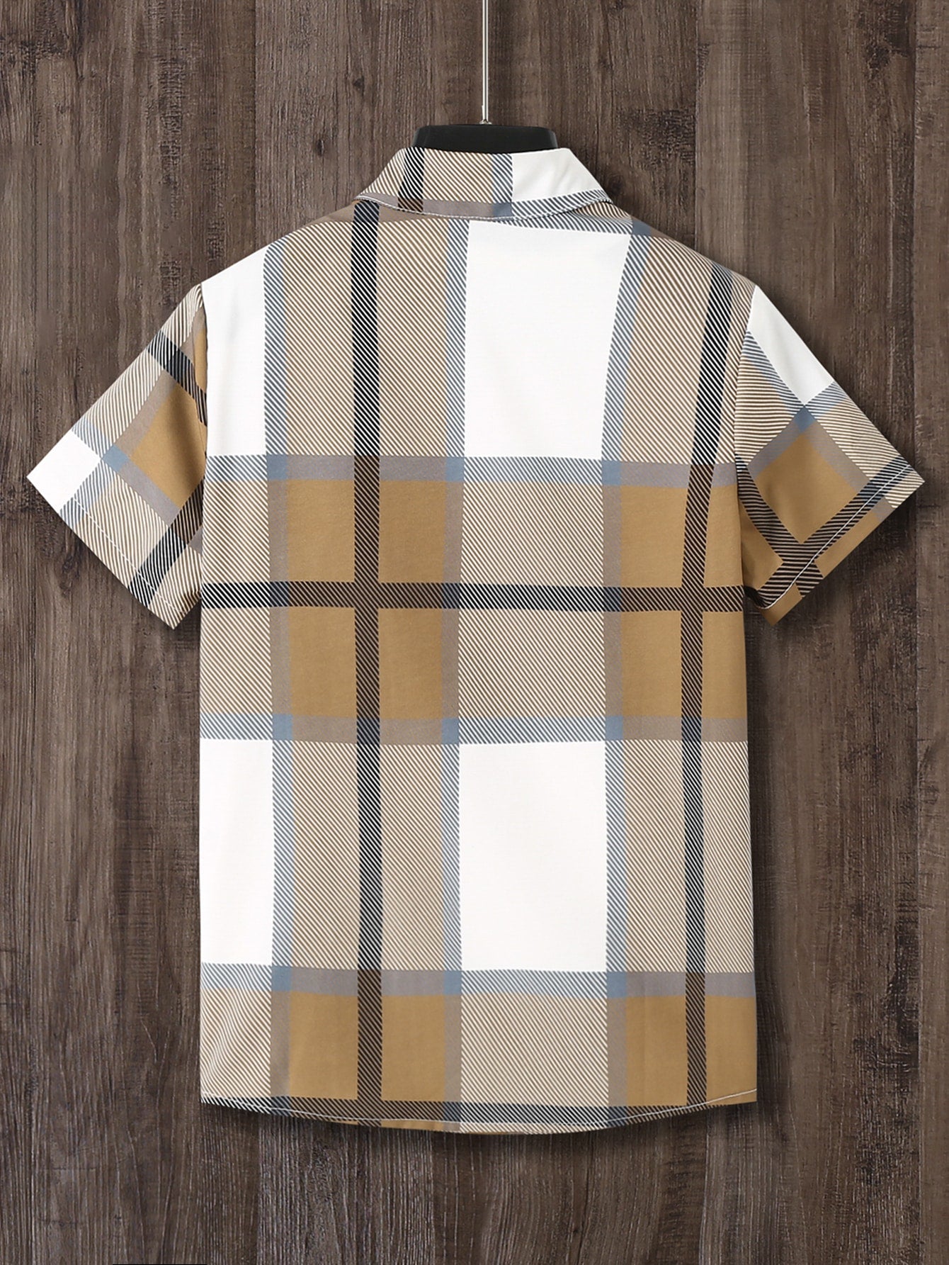 Boys Plaid Print Shirt Without Tee