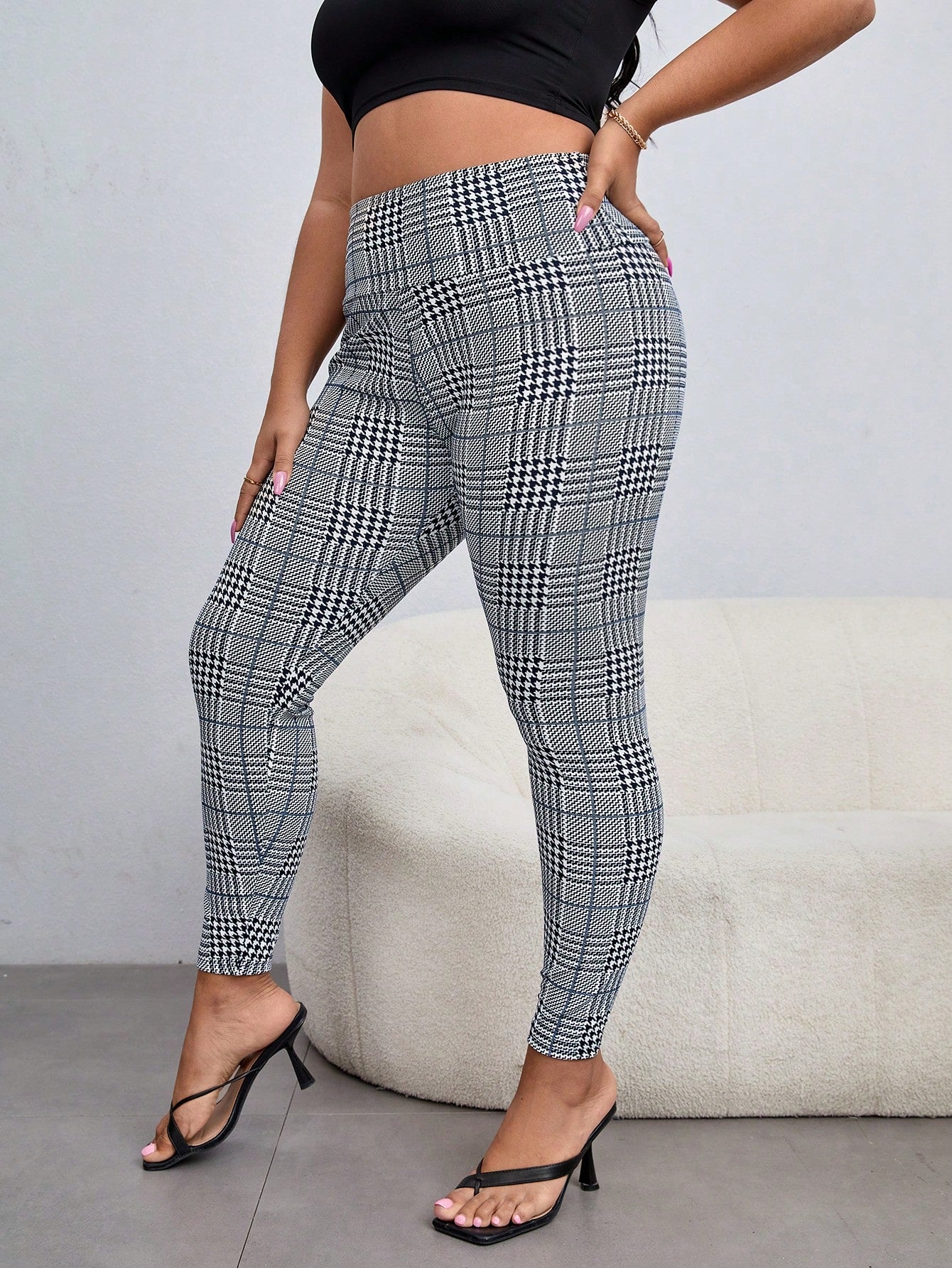 Unity Plus Glen Plaid Leggings