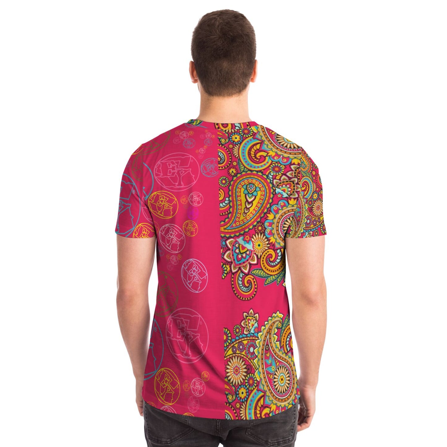 Express Your Style T-Shirt With EYS Logo & Paisley Pattern Limited Edition