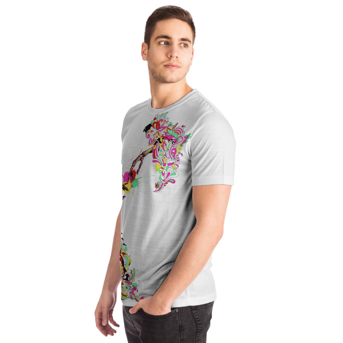 EYS Designer Colorful Skeleton Hands Shirt