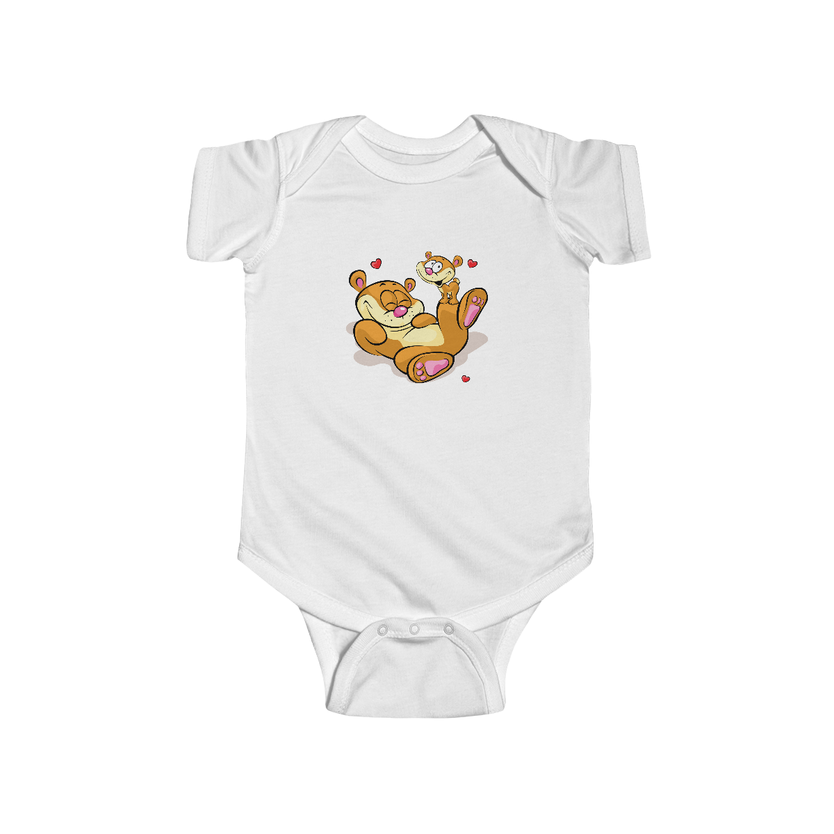 Momma Bear and Baby Cub - Infant Fine Jersey Bodysuit