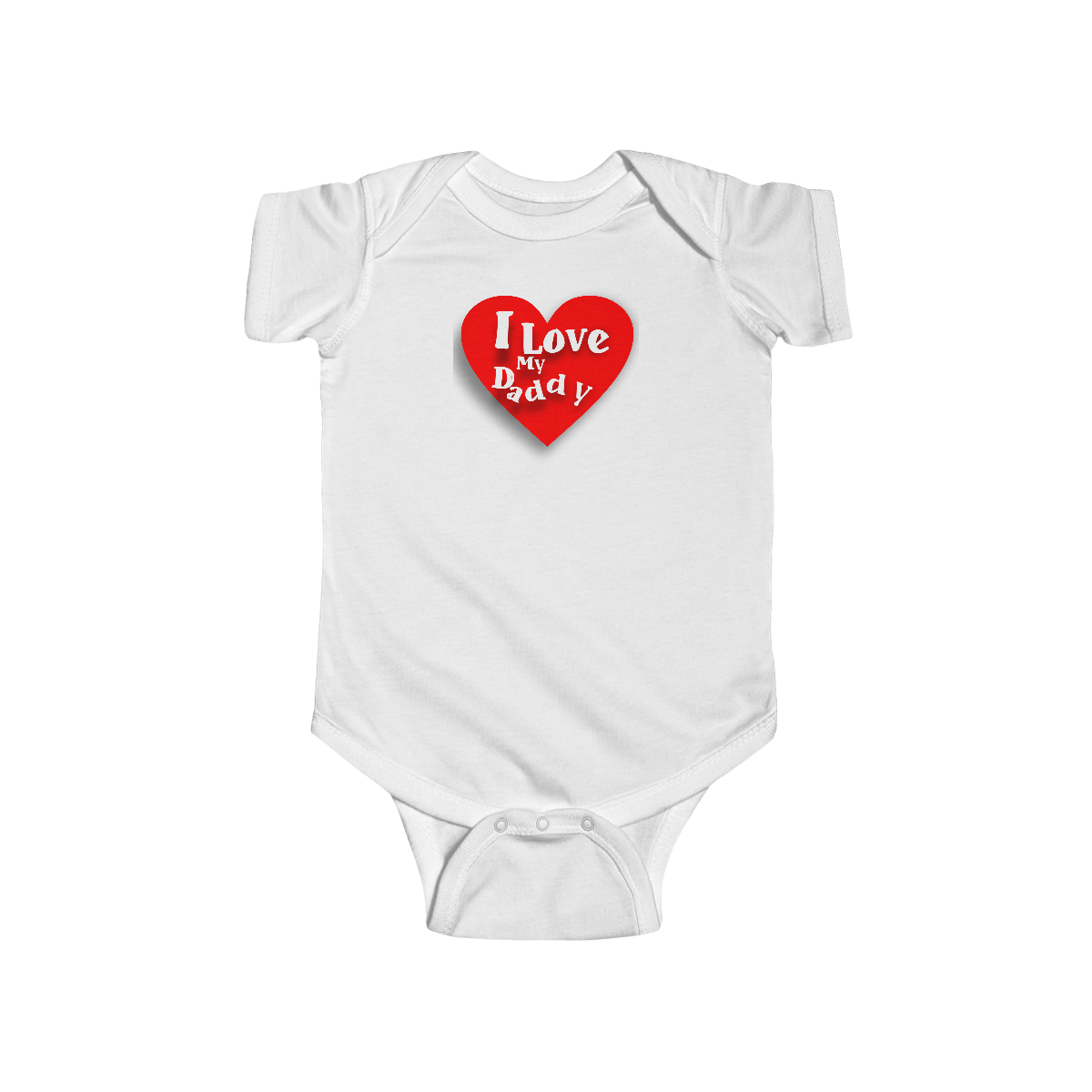 I Love My Daddy Onesie - Infant Fine Jersey Bodysuit