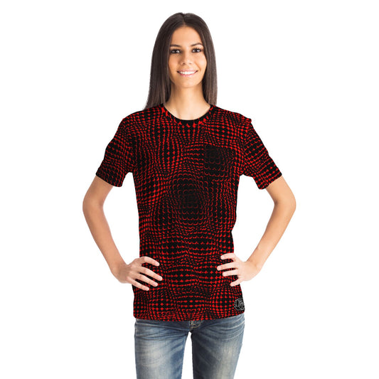EYS - Dotted Sphere Pattern Black and Red Color Shirt