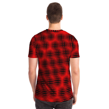 EYS - Dotted Sphere Pattern Red and Black Color Shirt