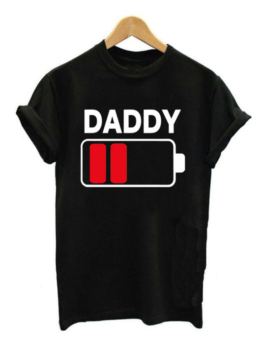 Men's DADDY battery low T-Shirt