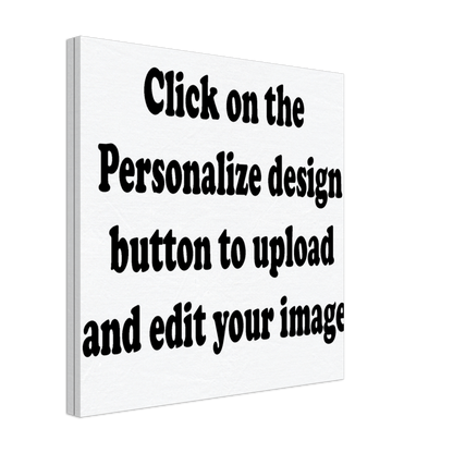 Custom Canvas Wall Art (Upload Your Image / Logo)