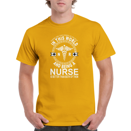 Better being a Nurse-Heavyweight Unisex Crewneck T-shirt