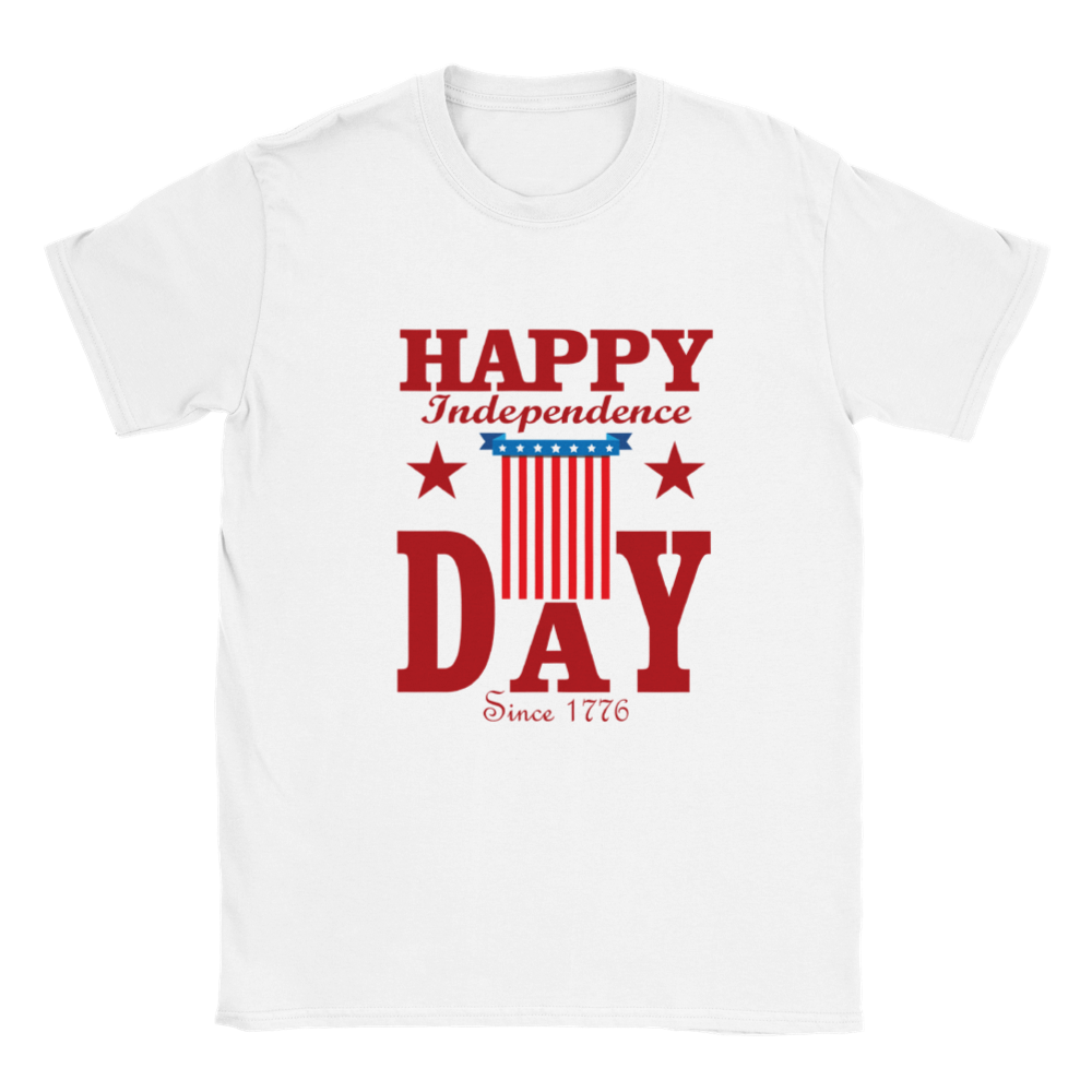 Happy Independence DAY flag shirt  -  Classic Kids Crewneck T-shirt