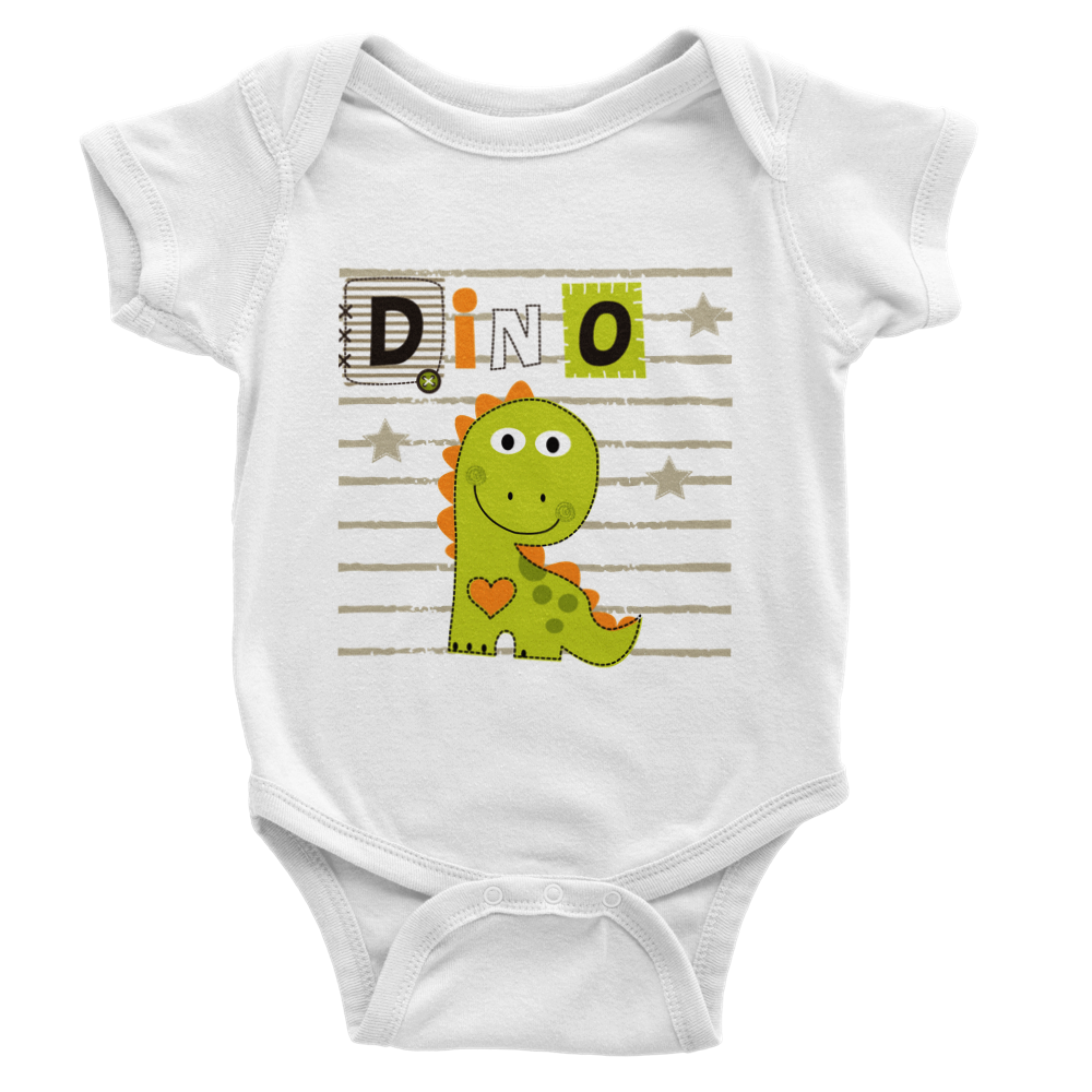 DINO Baby Short Sleeve Onesies