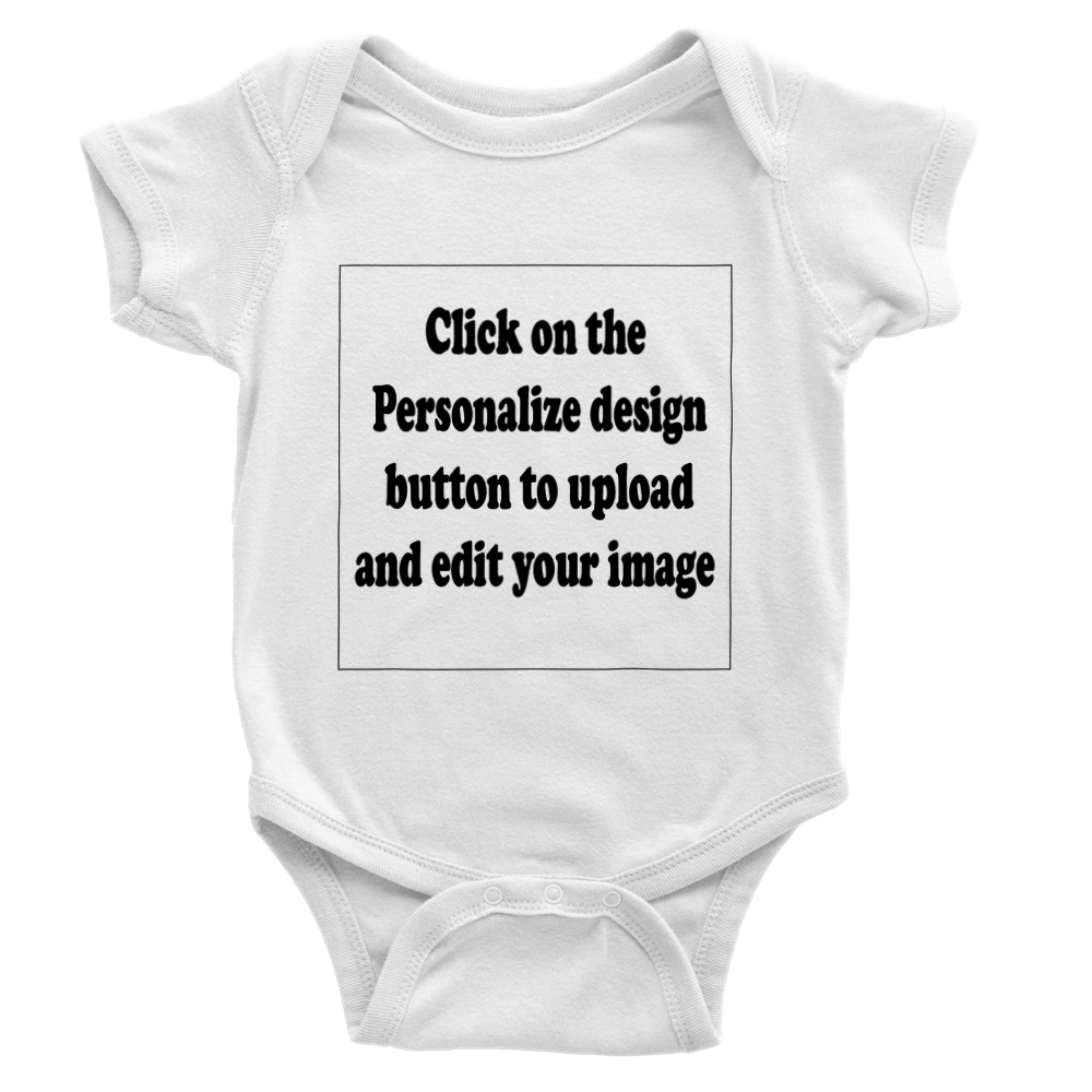 Create a Personalized Baby Onesies (Upload your image)