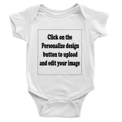 Create a Personalized Baby Onesies (Upload your image)