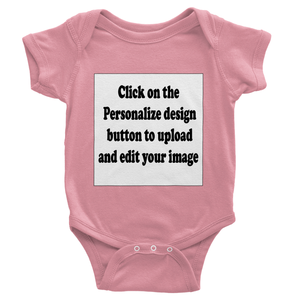 Create a Personalized Baby Onesies (Upload your image)