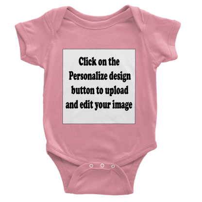 Create a Personalized Baby Onesies (Upload your image)