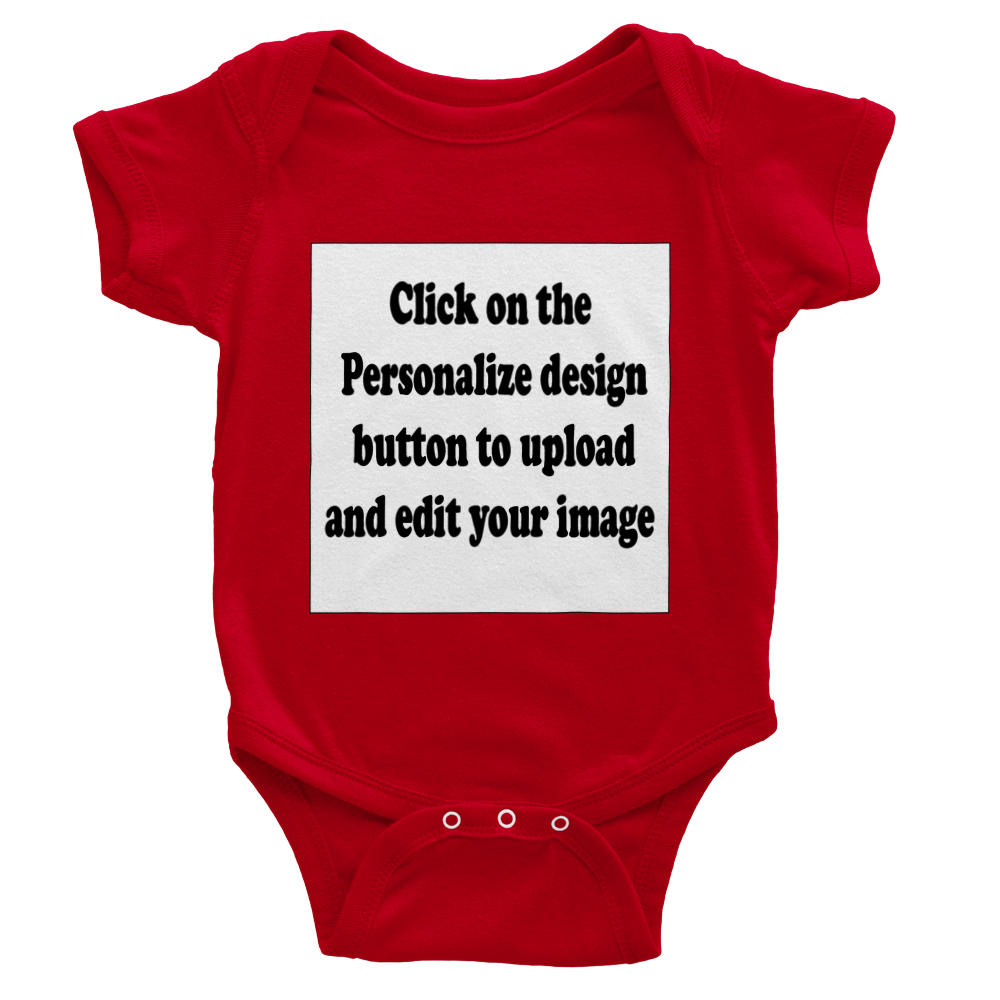 Create a Personalized Baby Onesies (Upload your image)