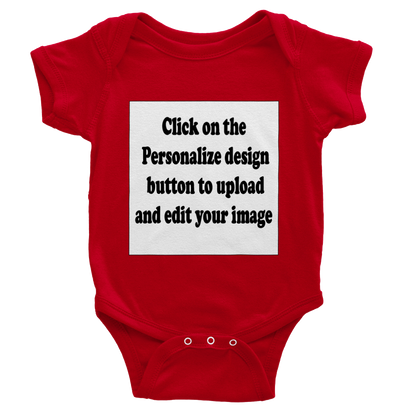 Create a Personalized Baby Onesies (Upload your image)