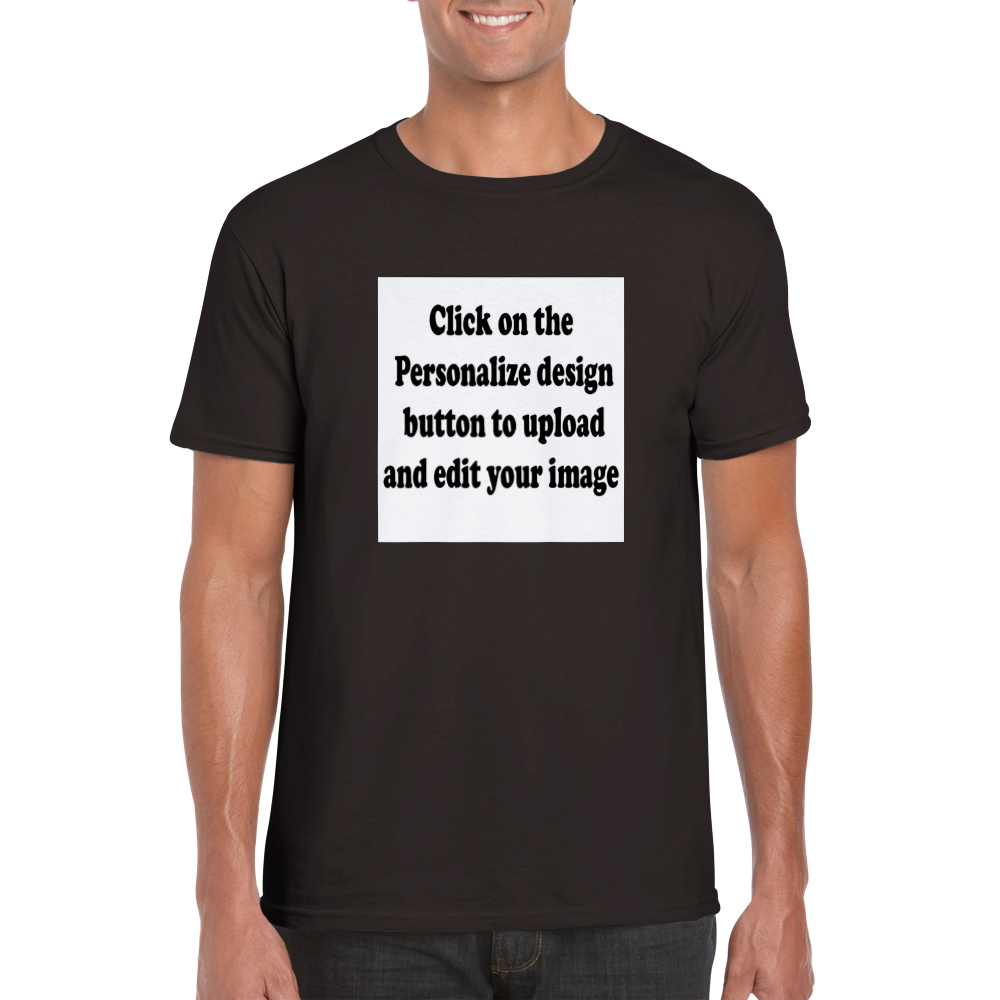 Create A Custom Personalized T-Shirt (Upload Your Image / Logo)