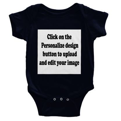 Create a Personalized Baby Onesies (Upload your image)