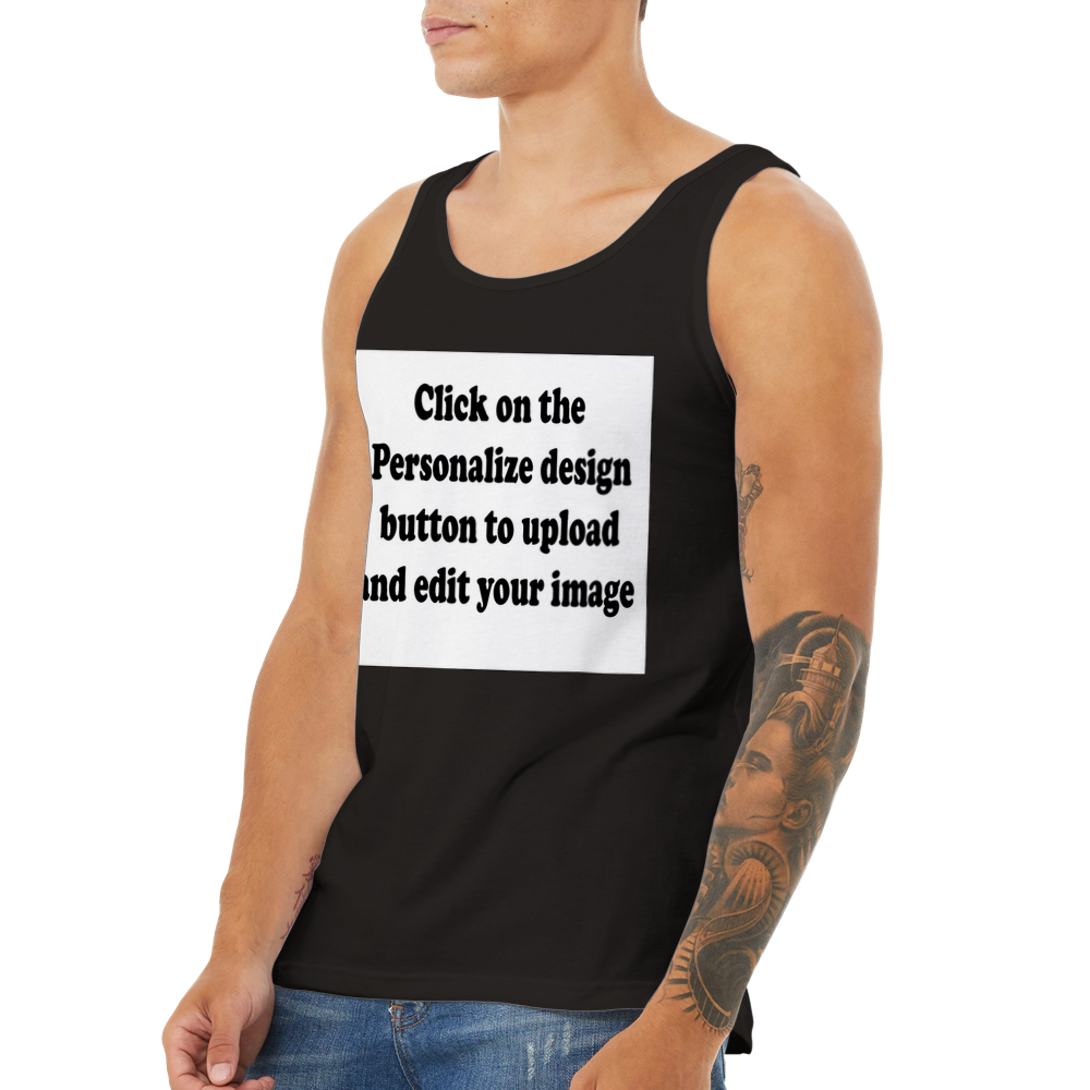 Create A Custom Personalized Tank Top (Upload Your Image / Logo)