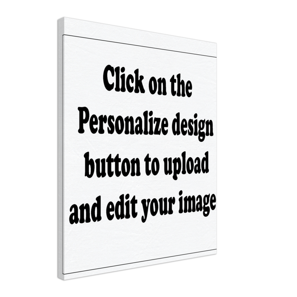 Custom Canvas Wall Art (Upload Your Image / Logo)